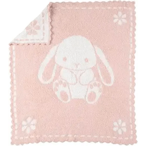 Ultra-Soft Cozy Baby Blanket Cloud-Like Microfiber Newborn Soft Blanket 34x30in Unisex Gift Blankey with Bunny Design Cozy Plush Baby Receiving Throw for Crib, Nursery & Home Decor