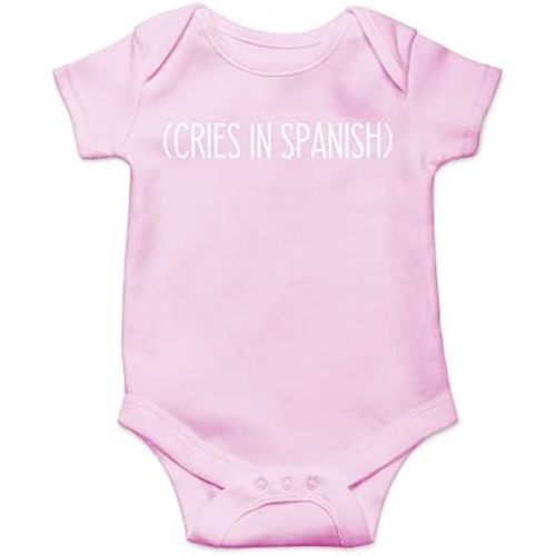CBTwear Cries in Spanish - Baby Clothes - Funny Newborn Bodysuit Outfits for Boys and Girls