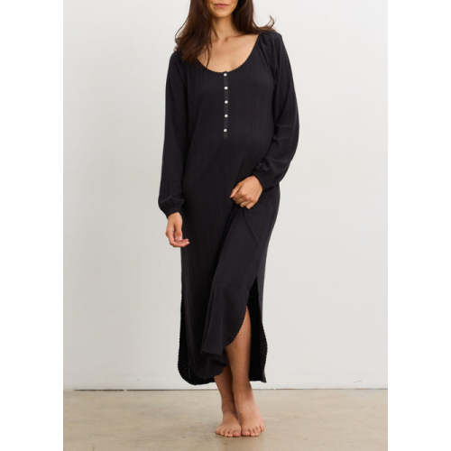 The Long Sleeve Pointelle Nightgown