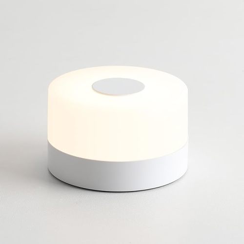 JUSHENG Baby Night Lights for Nursery, 3 Color Temperature Selectable & Dimmable, Rechargeable LED Bedside Lamps Touch Light for Nightstand, Breastfeeding, Nighttime Diaper Changes, White