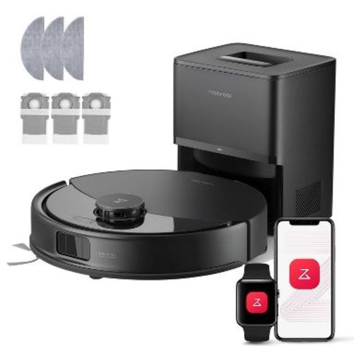 Roborock Q10 PF+ Cordless Vacuum and Mop 6.5" Cleaning Path Black