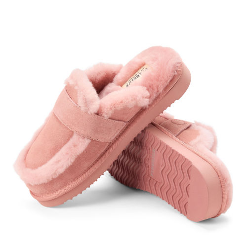 Women's Fireside by Dearfoams Richmond Genuine Shearling Scuff