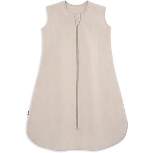 HALO SuperSoft Bamboo Wearable Blanket 1.5 TOG – Buttery Soft, Plush Baby Sleep Sack for Newborns, Infants & Toddlers, Hip-Healthy Design, Machine Washable, 0-6 Months, Small, Oat