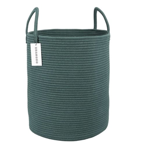 Laundry Basket Hamper | dark green