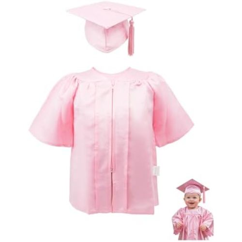 GraduatePro Baby Graduation Cap and Gown Set for Infant Toddler with Tassel as NICU Grad Gift