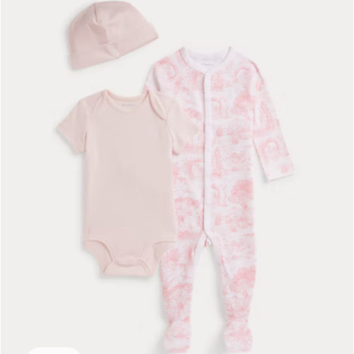 Toile Cotton 3-Piece Gift Set