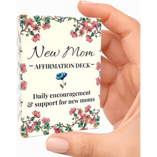 New Mom Gifts | Postpartum Affirmation Cards for Baby's First 6 Months