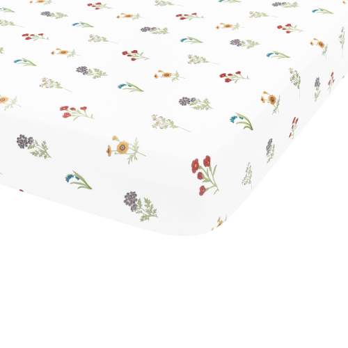 Crib Sheet in Wildflower
