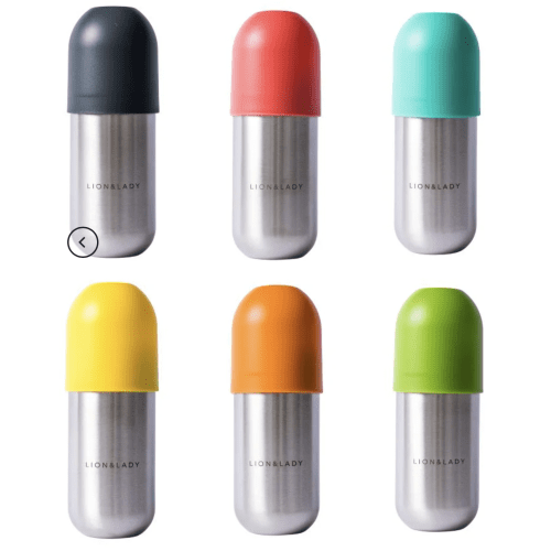 18/8 Stainless Steel Feeding Bottle 350ml 6 Pack