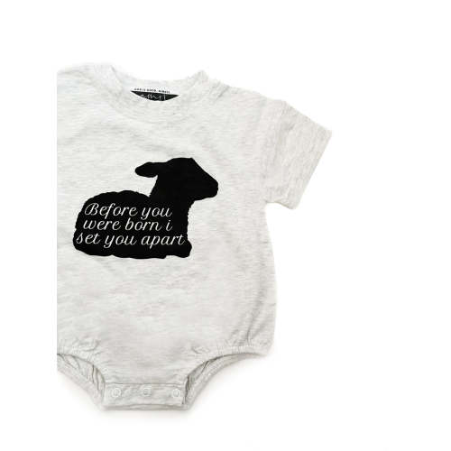 Before You Were Born Lamb Bubble Bodysuit