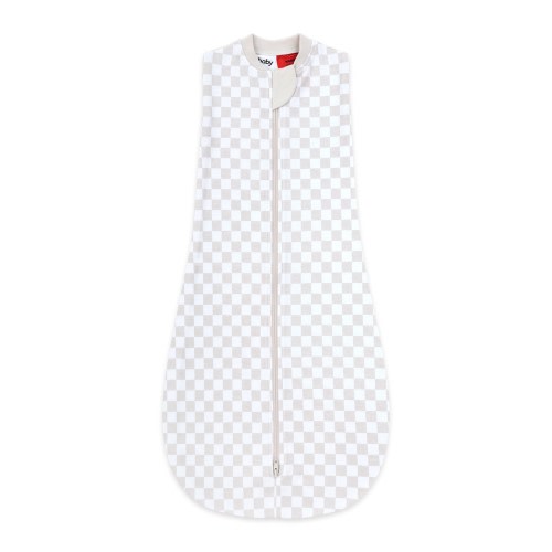 4baby Swaddle 1.0 Tog Natural Check Size Newborn
