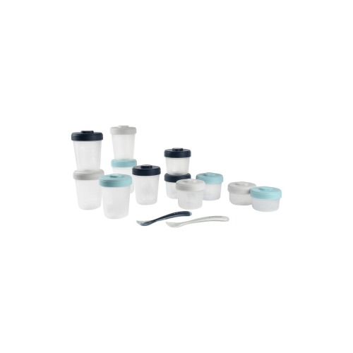 12-Piece Clip Portion Container & Spoon Set