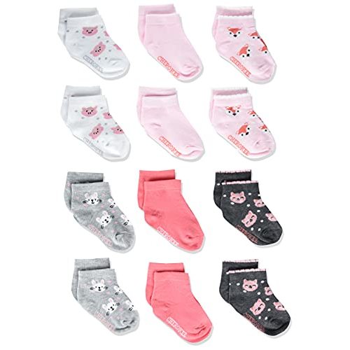 Cherokee Baby Girls' 12 Pack Shorty Ankle Socks