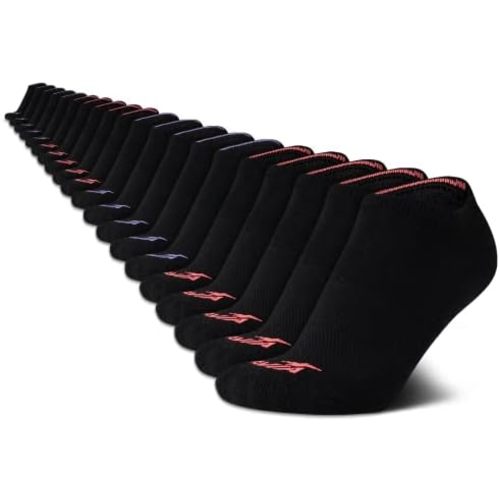 Avia Women's No Show Socks - 20 Pack Soft Cushioned Athletic Low Cut Ankle Socks for Women -Breathable Women's No Show Socks