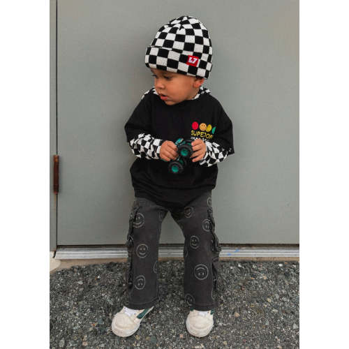Checkered Beanie