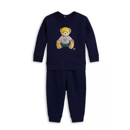 Polo Boys' Polo Bear Fleece Sweatshirt & Pant Set - Baby