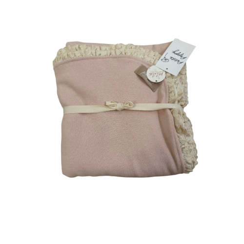 Petite Poppy Knit and Muslin Blanket