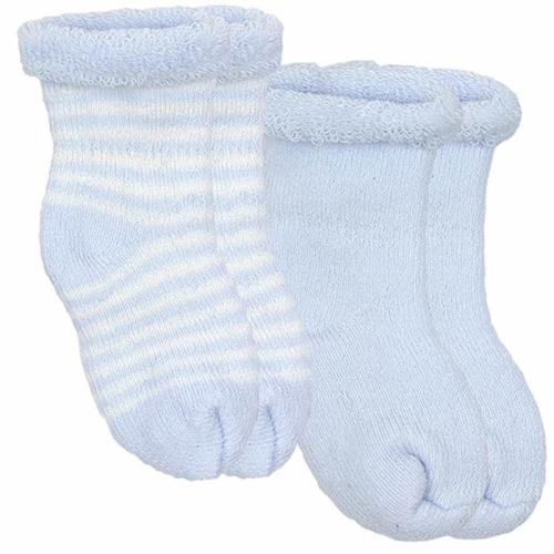 Terry Newborn Socks (2 Pack)