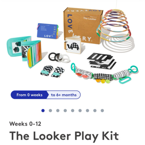 Lovevery 0-6 month play kits