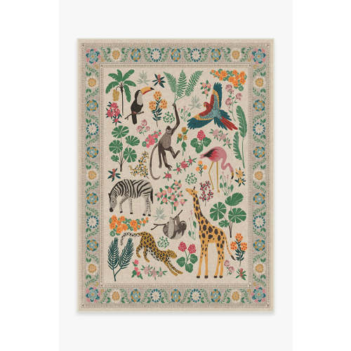 Iris Apfel Jingle Jungle Rug | Ruggable US