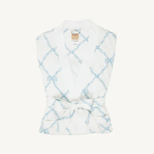Ready or Not Robe (Women) - Buckhead Blue Belle Meade Bow with Worth A