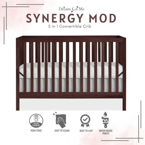 Dream On Me Synergy MOD Crib, Made with Sustainable New Zealand Pinewood, Convertible Crib - Walmart.ca