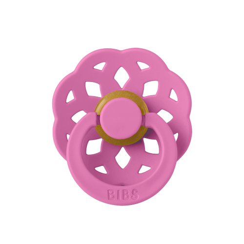 BIBS Boheme Pacifier | Bubblegum | Round Latex Soother – Bibsworld store US