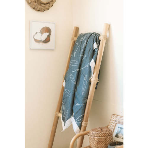 Charcoal Surfboard Keiki Lounger
