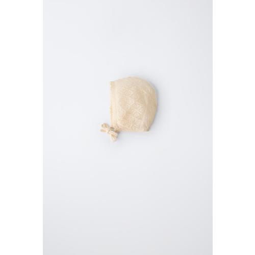 OPENWORK KNIT BONNET - Mid-ecru | ZARA United States