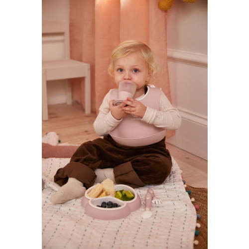 Baby Bib in Powder Green & Powder Pink, Set of 2 | Over The Moon