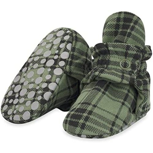 Zutano Unisex Organic Cotton Baby Booties With Gripper Soles