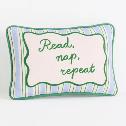 dduende studio Café Icon Cotton Pillow | AnthroHome