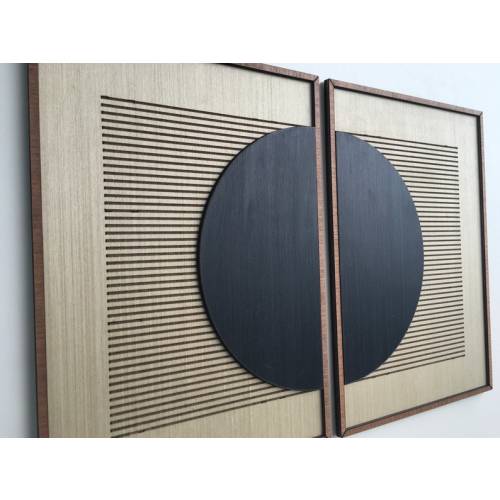 Abstract Wood Wall Art Mid Century Modern Wall Art Boho - Etsy