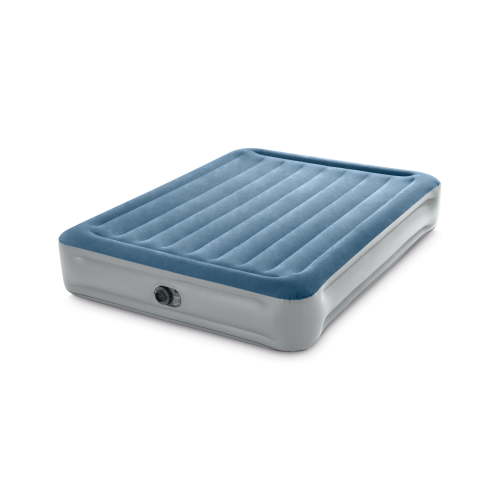 "Intex Deluxe Queen Airbed, 15"" Essential Rest Dura-Beam Mattress with Internal Pump"