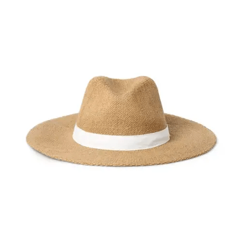 Tan Straw Fedora by Janie and Jack