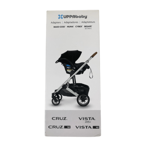 UPPAbaby Infant Car Seat Adapter For Maxi Cosi/Nuna/Cybex/Besafe/Recaro/Joie, Dark Gray/Gray