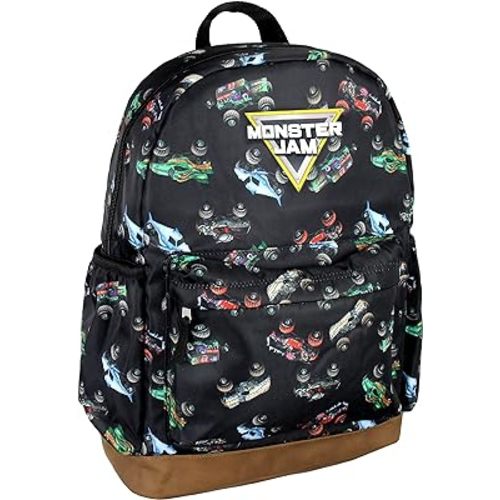INTIMO Monster Jam Trucks Dragon Zombie Grave Digger Megalodon All Over Print Backpack