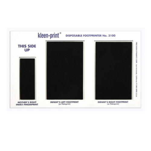 Kleen-Print® No-Mess Disposable Footprinter - In His Hands Birth Supply