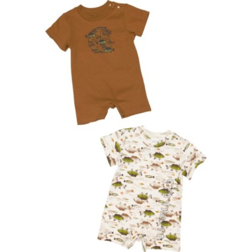 Carhartt Infant Boys CG8961 Fishing Romper Set - Short Sleeve