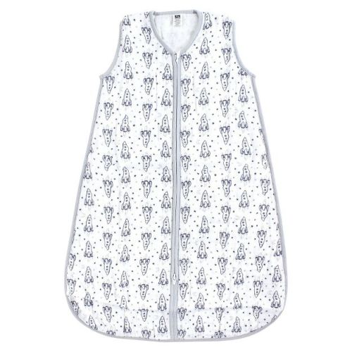 Hudson Baby Infant Boys Muslin Cotton Sleeveless Wearable Sleeping Bag, Sack, Blanket, Rocket Ship, 6-12 Months