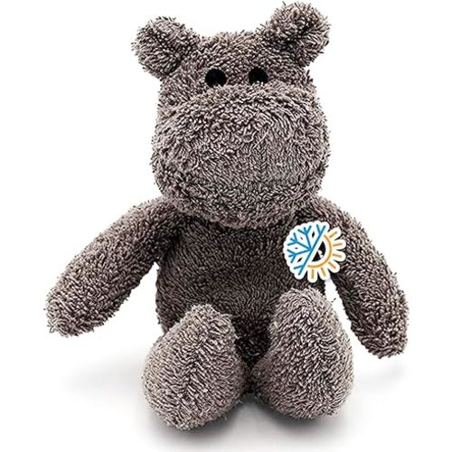 Thermal-Aid® (Happy The Hippo) – Washable Heating Pad & Ice Pack – Plush Hot/Cold Pack with Natural Corn Filling – Reusable Comfort