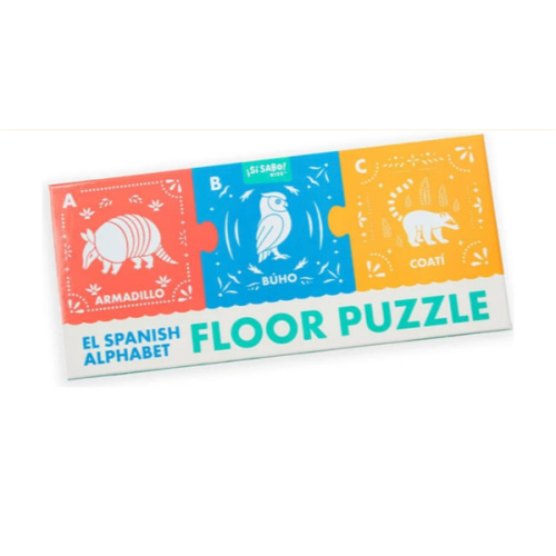 El Spanish Alphabet Jumbo Floor Puzzle - Blue Star Press Puzzles | Maisonette