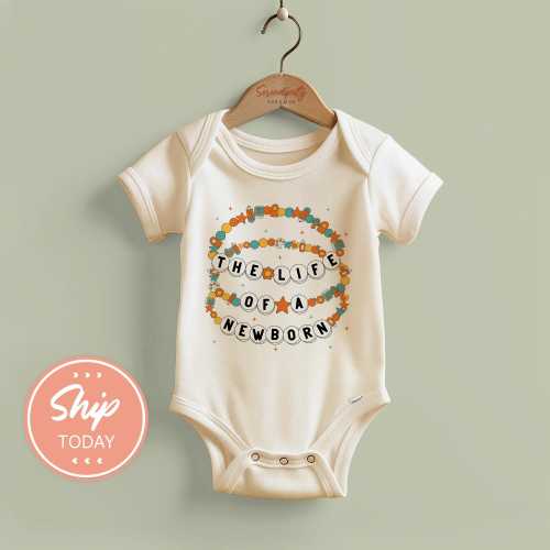 Newborn Baby Onesie® Brand – The Life of a Newborn Bodysuit - Coming Home Outfit (KA-TRE112)