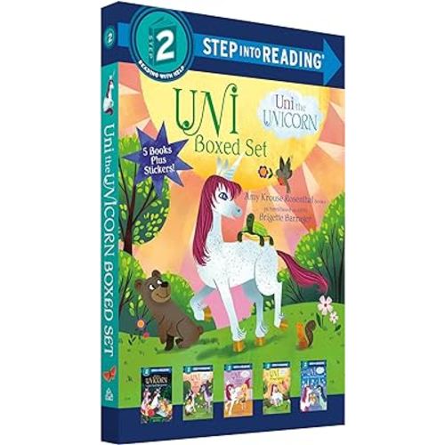 Uni the Unicorn Step into Reading Boxed Set: Uni Brings Spring; Uni's First Sleepover; Uni Goes to School; Uni Bakes a Cake; Uni and the Perfect Present