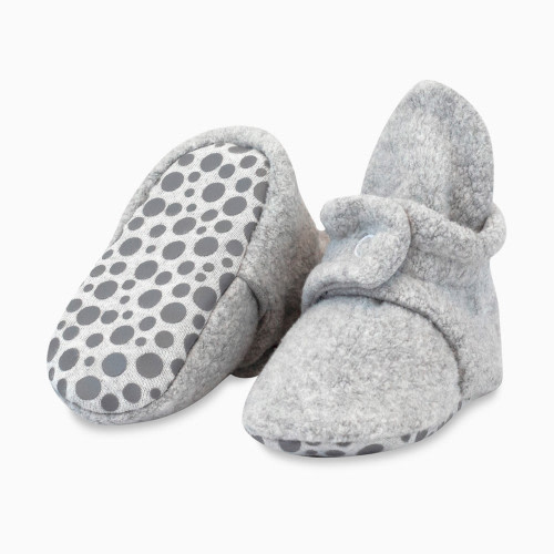 Cozie Fleece Bootie - Heather Grey