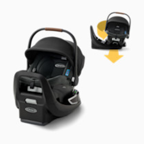 Graco SnugRide Turn & Slide Rotating Infant Car Seat - Noir