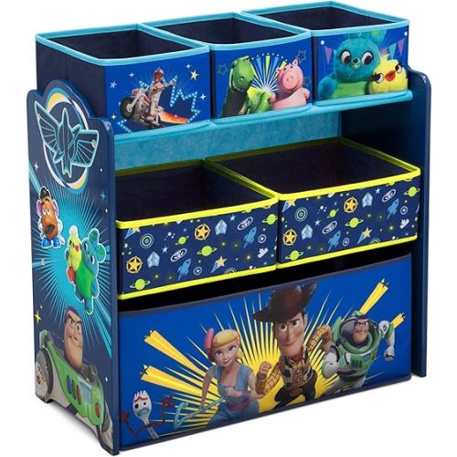 Disney/Pixar Toy Story 4 6 Bin Design and Store Toy Organizer by Delta Children