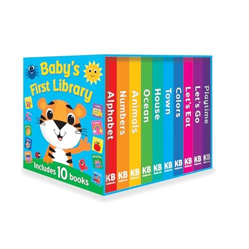 Baby’s First Library 10-Book Set - Board Book Set for Babies and Toddlers, Ages 0-4