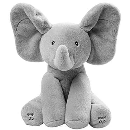 Peek A Boo Elephant (Gray)
