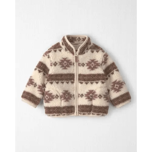 Baby Recycled Southwestern Teddy Fleece Jacket - Little Planet | Carter's